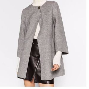 Zara Grey Cape/Coat